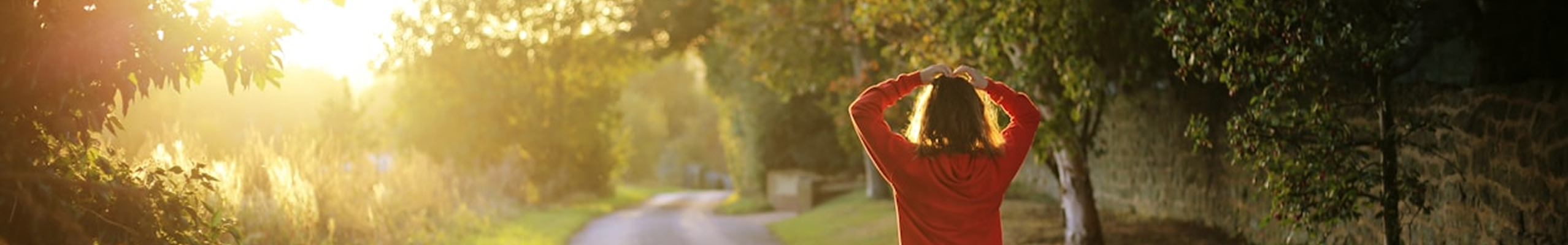 Branchen Health Bereich Banner Spaziergang