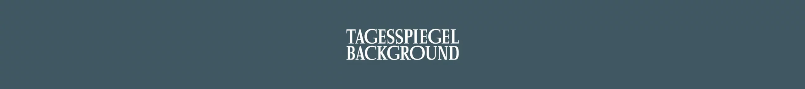Tagesspiegel Background News Banner